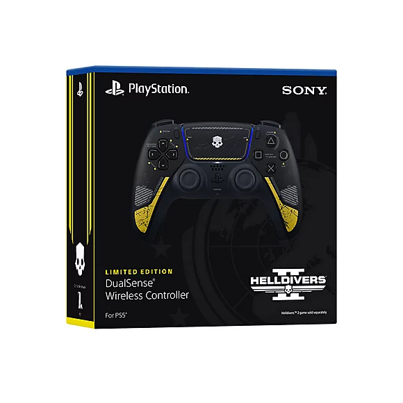 PlayStation 5 DualSense Wireless Controller Helldivers 2 Limited Edition PlayStation 5 DualSense Wireless Controller Helldivers 2 Limited Edition